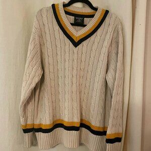 POLO JEANS CO. RALPH LAUREN VINTAGE TENNIS SWEATER!